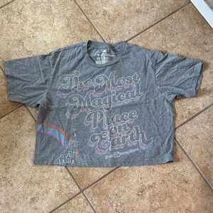 Disney Gray Tee with Magical Print